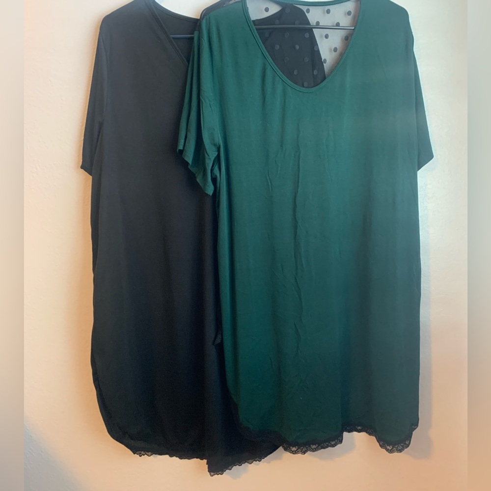 2PC Shein Sleep Dresses with Lace 3X